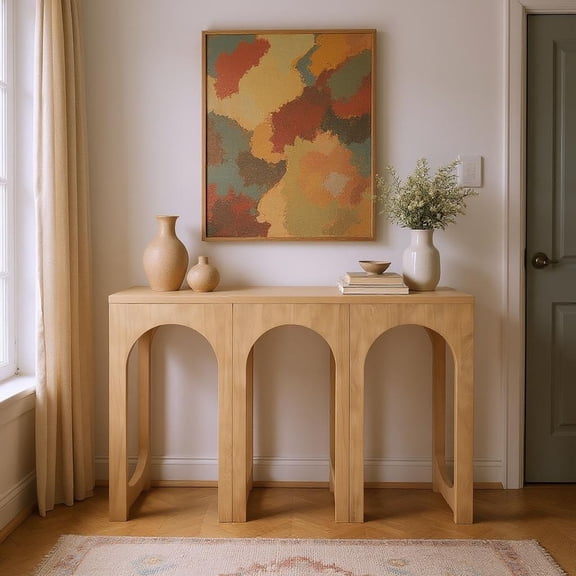 Aria Console Table (47in / 1194mm), Blonde