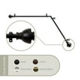 thumbnail image 1 of Aria Corner Window Curtain Rod 13/16 inch dia. 48-84" - Satin Nickel, 1 of 3
