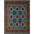thumbnail image 1 of Aria Kaylani Lt. Blue/Red Rug, 8'9" x 11'2", 1 of 5