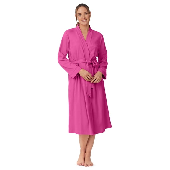 Aria Long Sleeve Wrap Robe 48" with pockets, Women's Size XS-5X