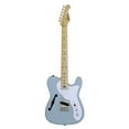 thumbnail image 1 of Aria Modern Classic Semi Hollow Tele Style Electric Guitar Met Blue, 1 of 3