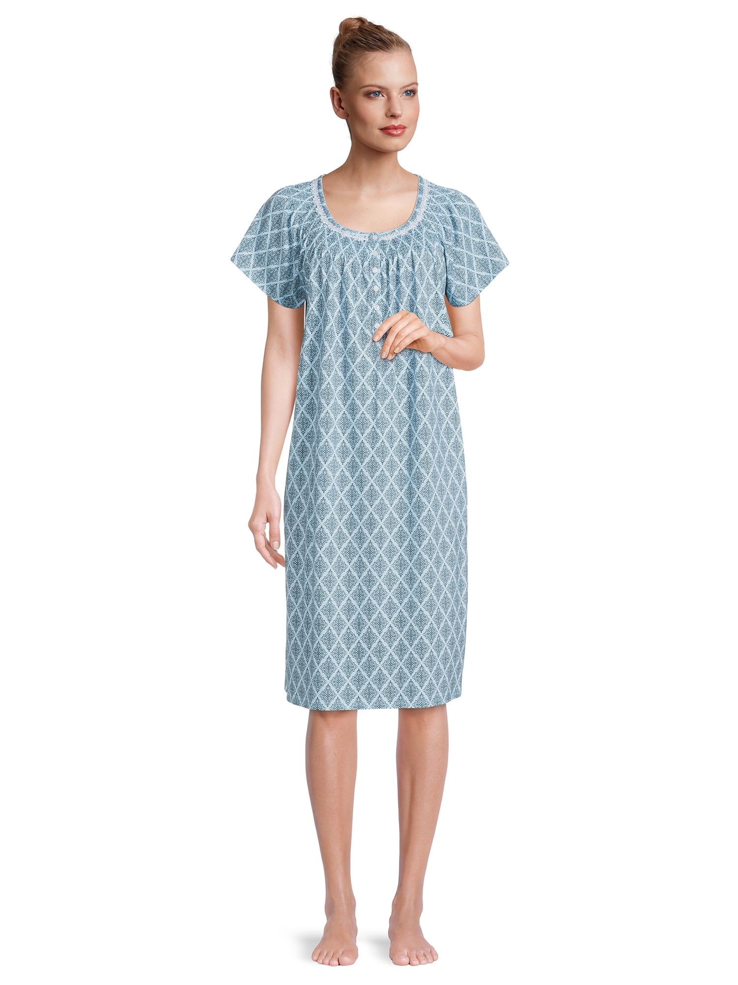 Aria Nightgown with Pockets Women and Women s Plus Walmart