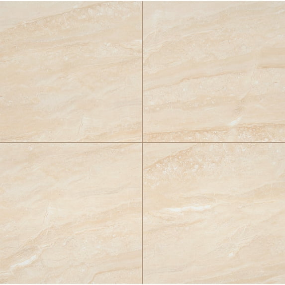 Aria Oro 24 in. x 24 in. Polished Porcelain Floor and Wall Tile (16 sq. ft. / case)