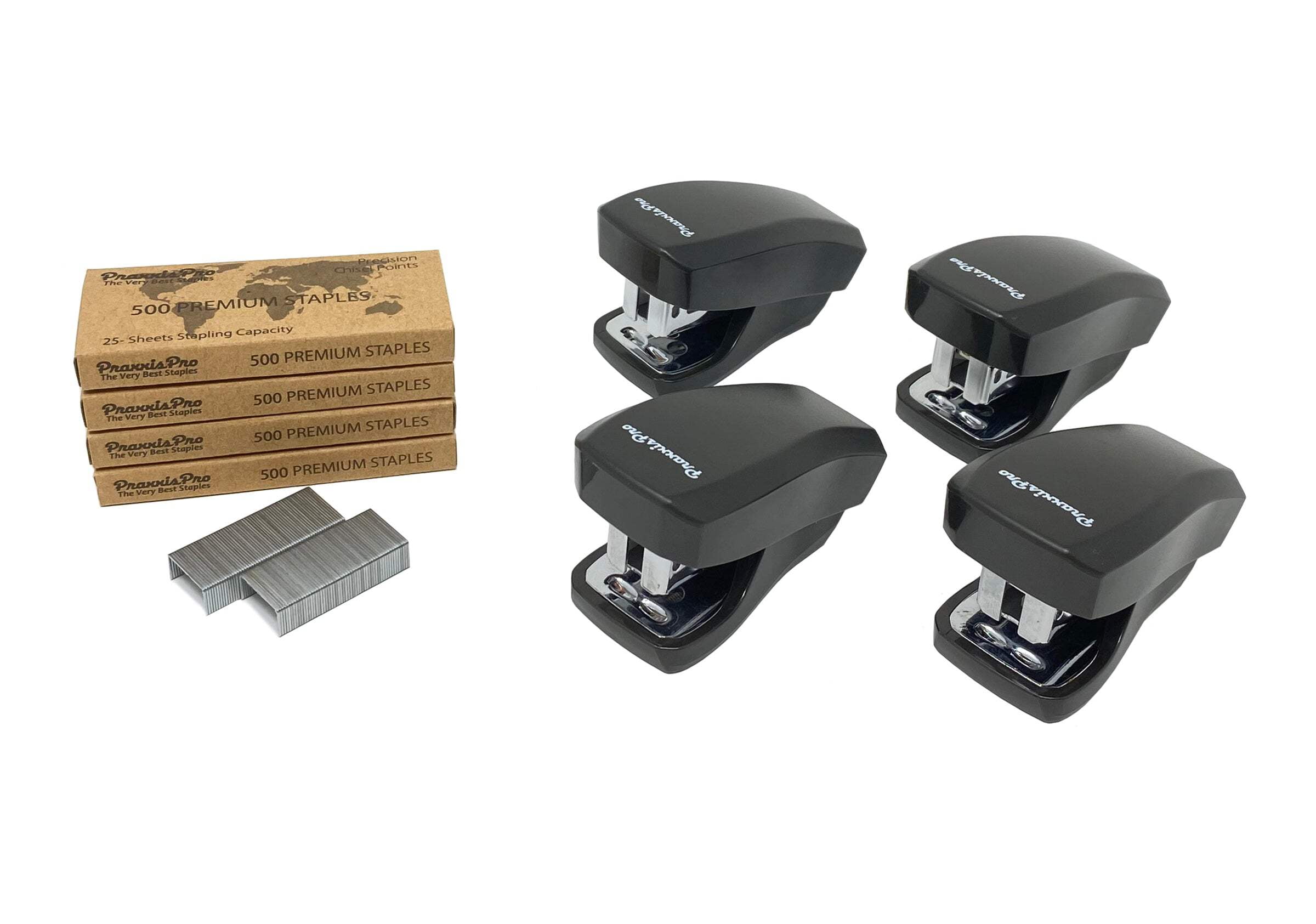 Aria Premium Mini Stapler 4-Pack - Walmart.com