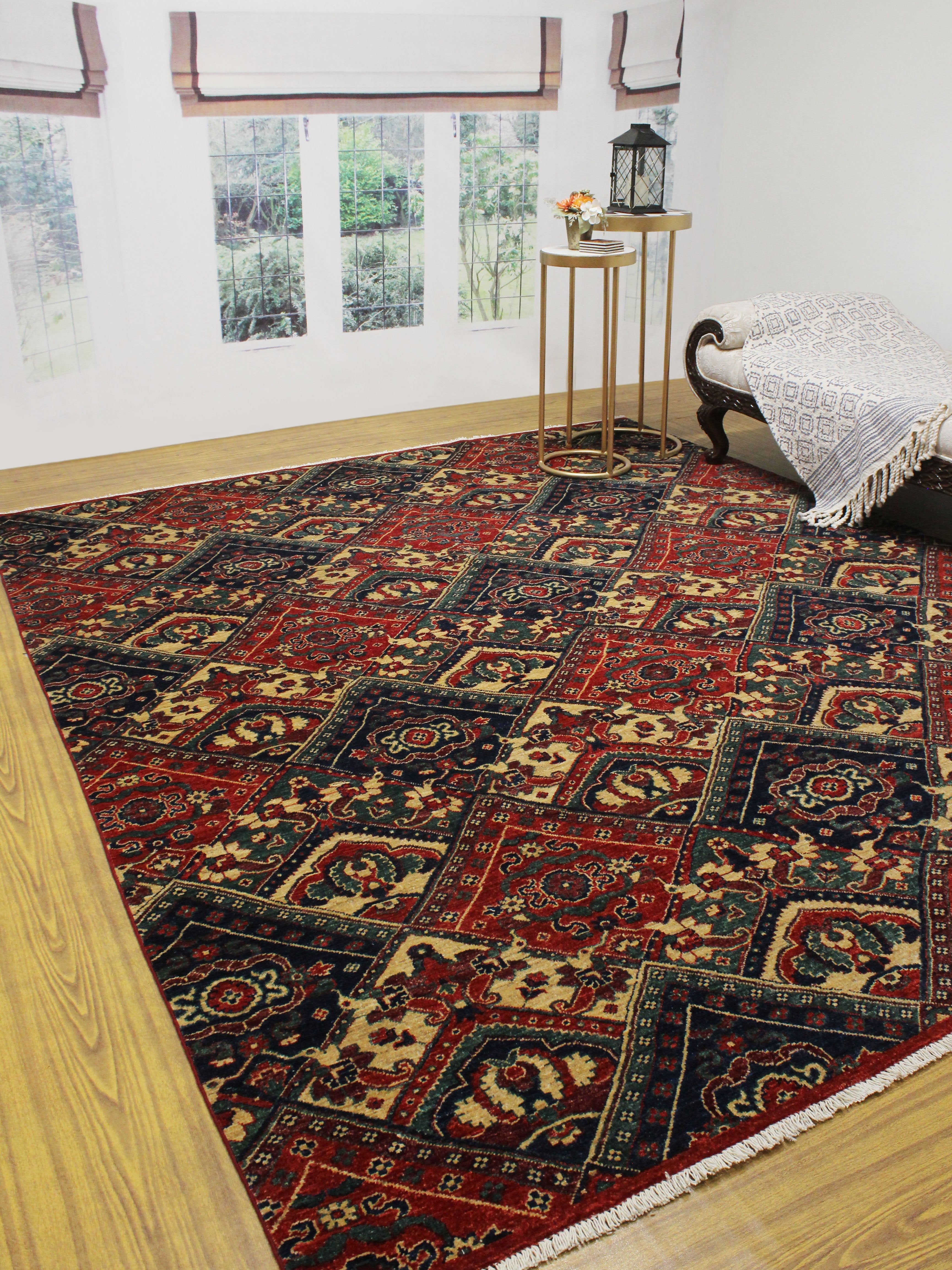 Aria Reggie Red/Blue Rug, 7'11