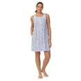 thumbnail image 1 of Aria Sleeveless 100% Cotton Nightgown with Pockets in 36",Women's Sizes XS-5X, 1 of 8