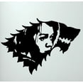 thumbnail image 1 of Aria Stark Game Of Thrones Inspired Decal Sticker | 7.5-Inches By 5.3-Inches | Black Vinyl, 1 of 1
