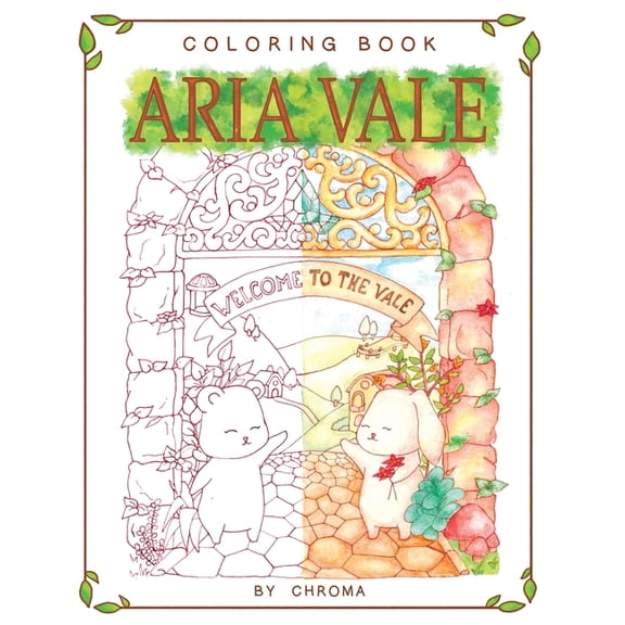 Aria Vale Coloring Book: Welcome to the Vale, (Paperback)