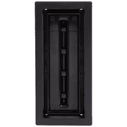 Fittes Framed Floor Vent [Lite], Minimalist ABS Plastic HVAC Air Return Register Cover, Customizable Modern Airflow Solution for Home Floor, Easy 15-Min DIY Install – 4"x10" – Matte Black