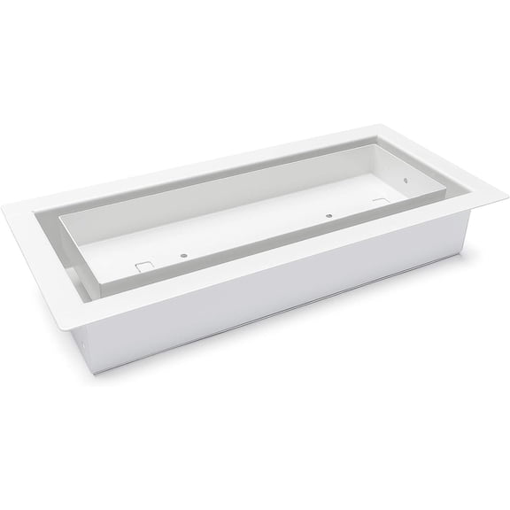 Aria Vent OG Collection, Satin White (4" x 10")