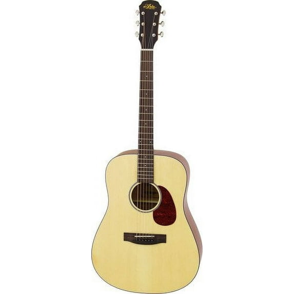 Aria Vintage 100 Series 6 String Dreadnought Acoustic Guitar Matte Natural Finish