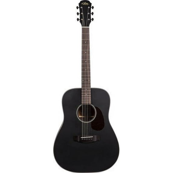 Aria Vintage 100 Series 6 string Dreadnought Acoustic Guitar Matte Black (ARIA-111-MTBK)