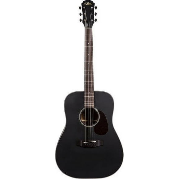 Aria Vintage 100 Series 6 string Dreadnought Acoustic Guitar Matte Black (ARIA-111-MTBK)