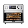 thumbnail image 1 of Aria Wave Mini 17QT Air Fryer & Toaster Oven with Accessories and Rotating Rotisserie Feature - Stainless Steel, 1 of 5