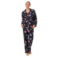 thumbnail image 1 of Aria Women’s 100% Cotton Flannel Notch Collar Pajama Set, Sizes XS-3X, 1 of 6