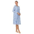 thumbnail image 1 of Aria Women’s 100% Cotton Long Sleeve Ballet Nightgown, Sizes XS-5X, 1 of 8