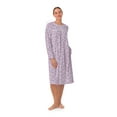 thumbnail image 1 of Aria Women’s 100% Cotton Long Sleeve Ballet Nightgown, Sizes XS-5X, 1 of 5