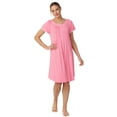thumbnail image 1 of Aria Women's Raglan Sleeve Scoop Neck 40" Nightgown, Sizes XS to 5X, 1 of 7