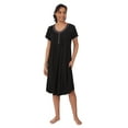 thumbnail image 1 of Aria Women's Raglan Sleeve Scoop Neck 40" Nightgown, Sizes XS to 5X, 1 of 7