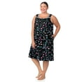 thumbnail image 1 of Aria Women's Sleeveless 100% Cotton Nightgown, Sizes XS-5X, 1 of 6