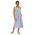 thumbnail image 1 of Aria Women's Sleeveless Long 100% Cotton Nightgown in 46", Sizes XS to 5X, 1 of 8