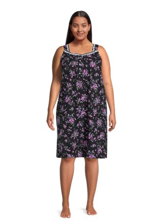 Buy online Round Neck Printed Night Gown from sleepwear for Women