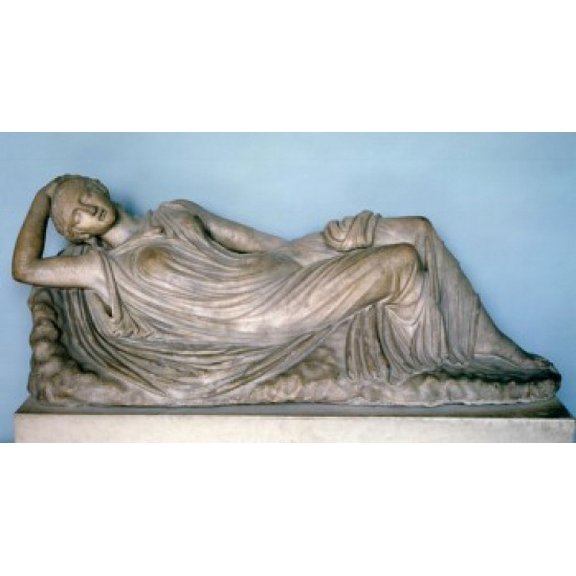 Ariadne Sleeping statue France Paris Musee du Louvre Canvas Art -  (18 x 24)
