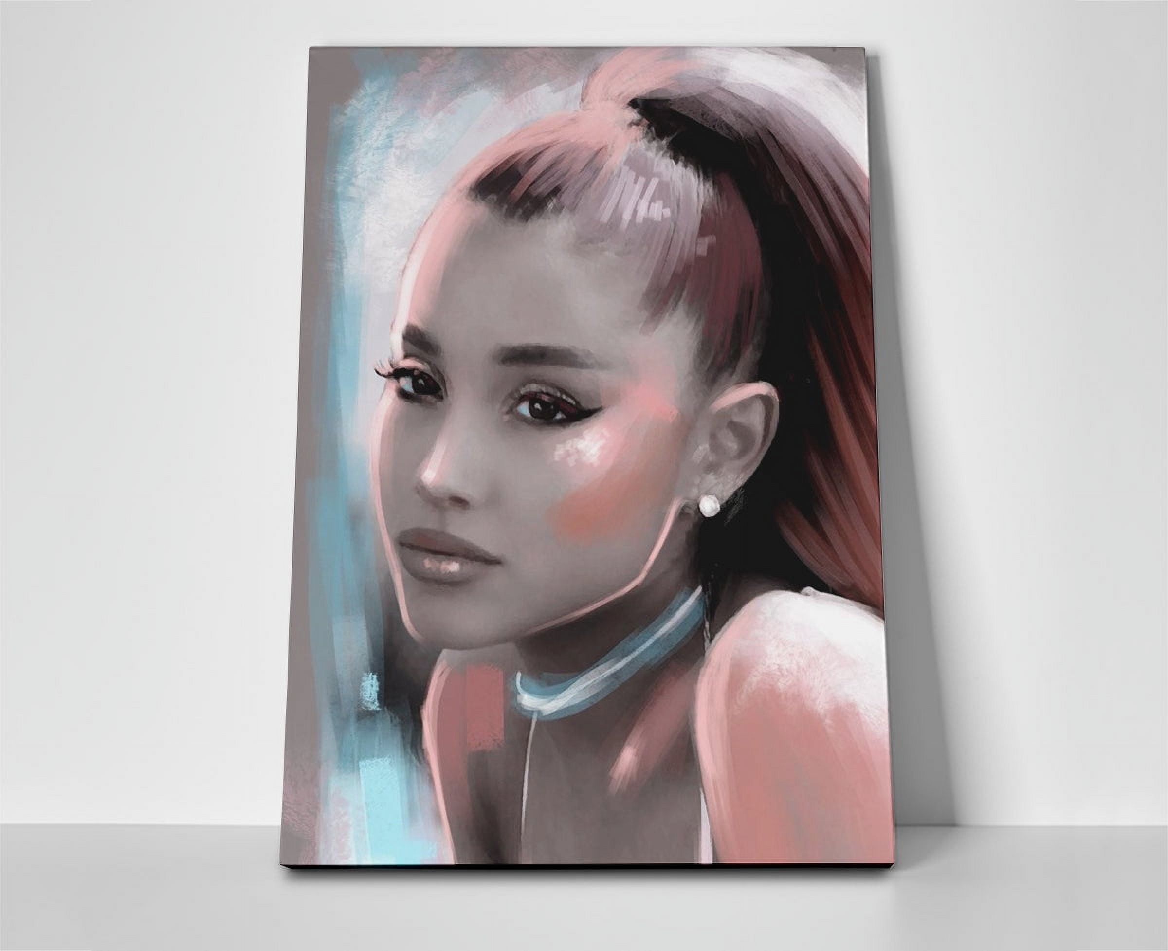 Ariana Grande Artwork Poster or Wrapped Canvas - Walmart.com