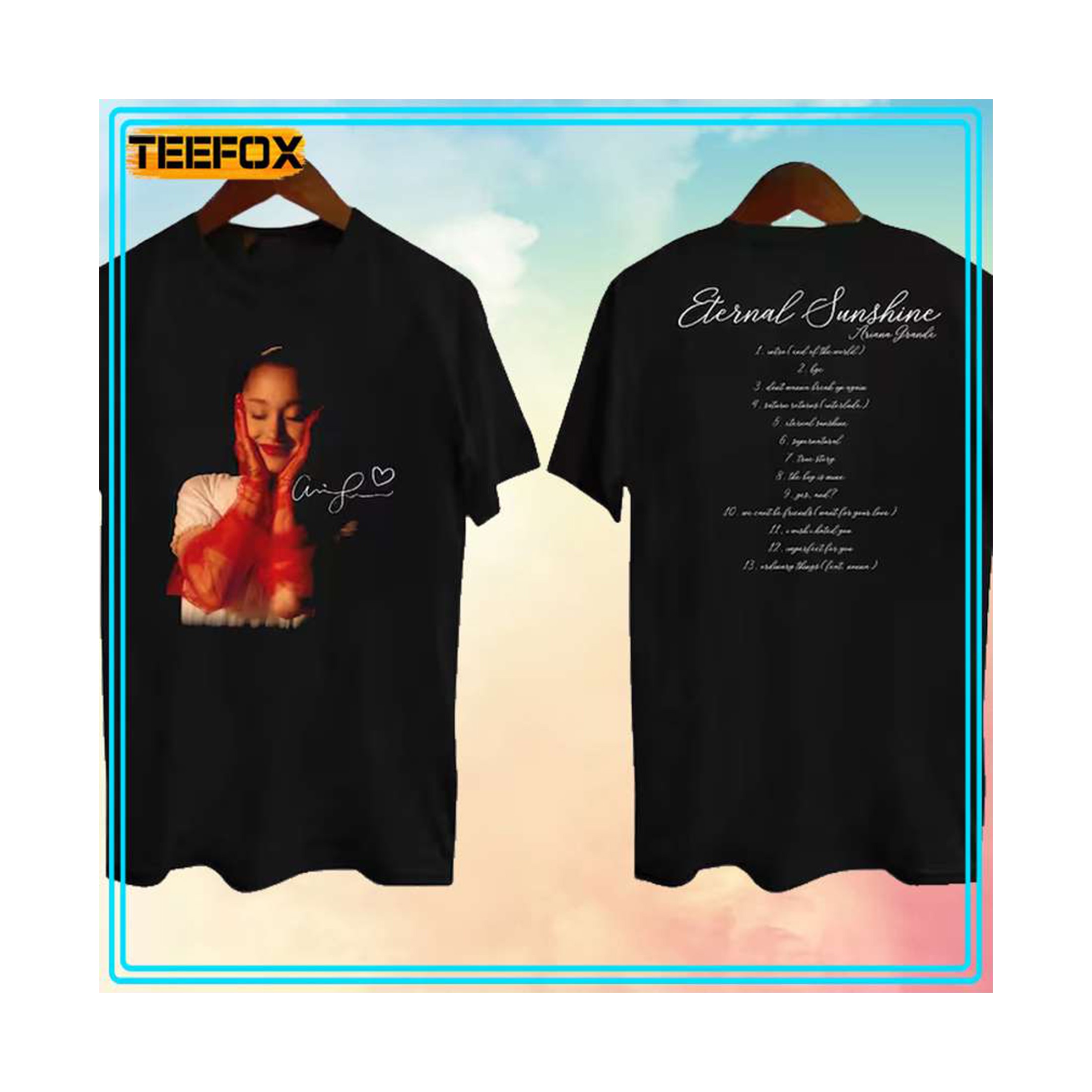Ariana Grande Eternal Sunshine Tracks List T Shirt