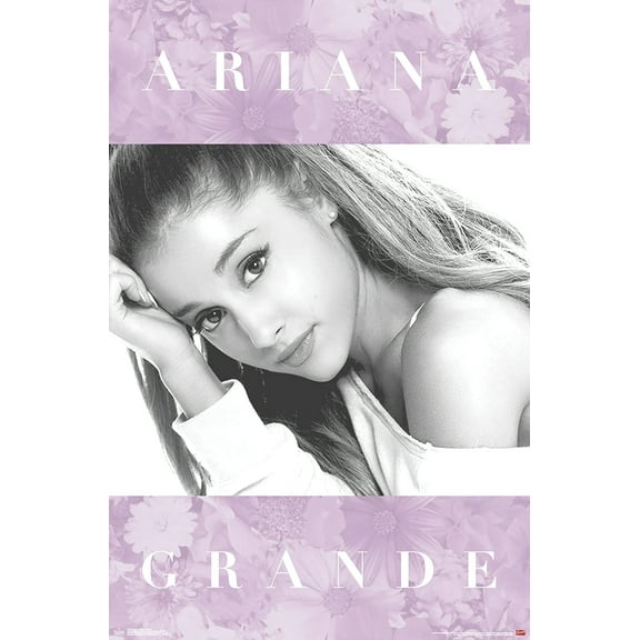 Ariana Grande - Floral -poster Frameless Gift 12 x 18 inch(30cm x 46cm)