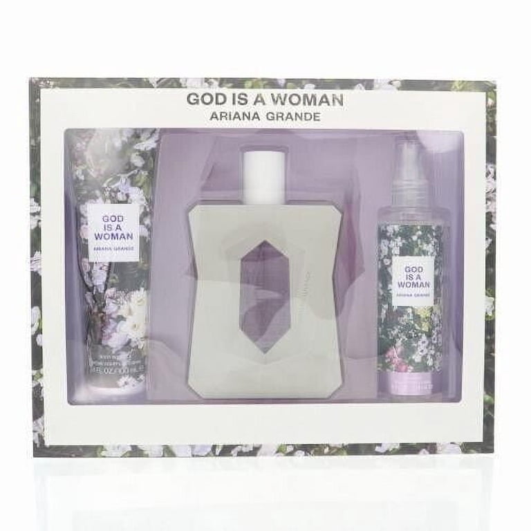 [完全生産限定品あり]Ariana Grande グッズセット Ariana Grande God Is A Woman Gift Set, 3.4oz EDP Spray, 4oz Body