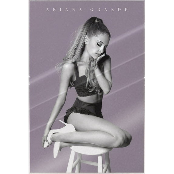 Ariana Grande - Music Personality Poster (Posing on Stool) (Size: 24" x 36") (Laminated Poster)