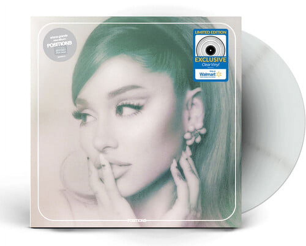 洋楽 Ariana grande Positions deluxe LP Vinyl Positions Deluxe - Ariana Grande (Periwinkle & Clear Swirl