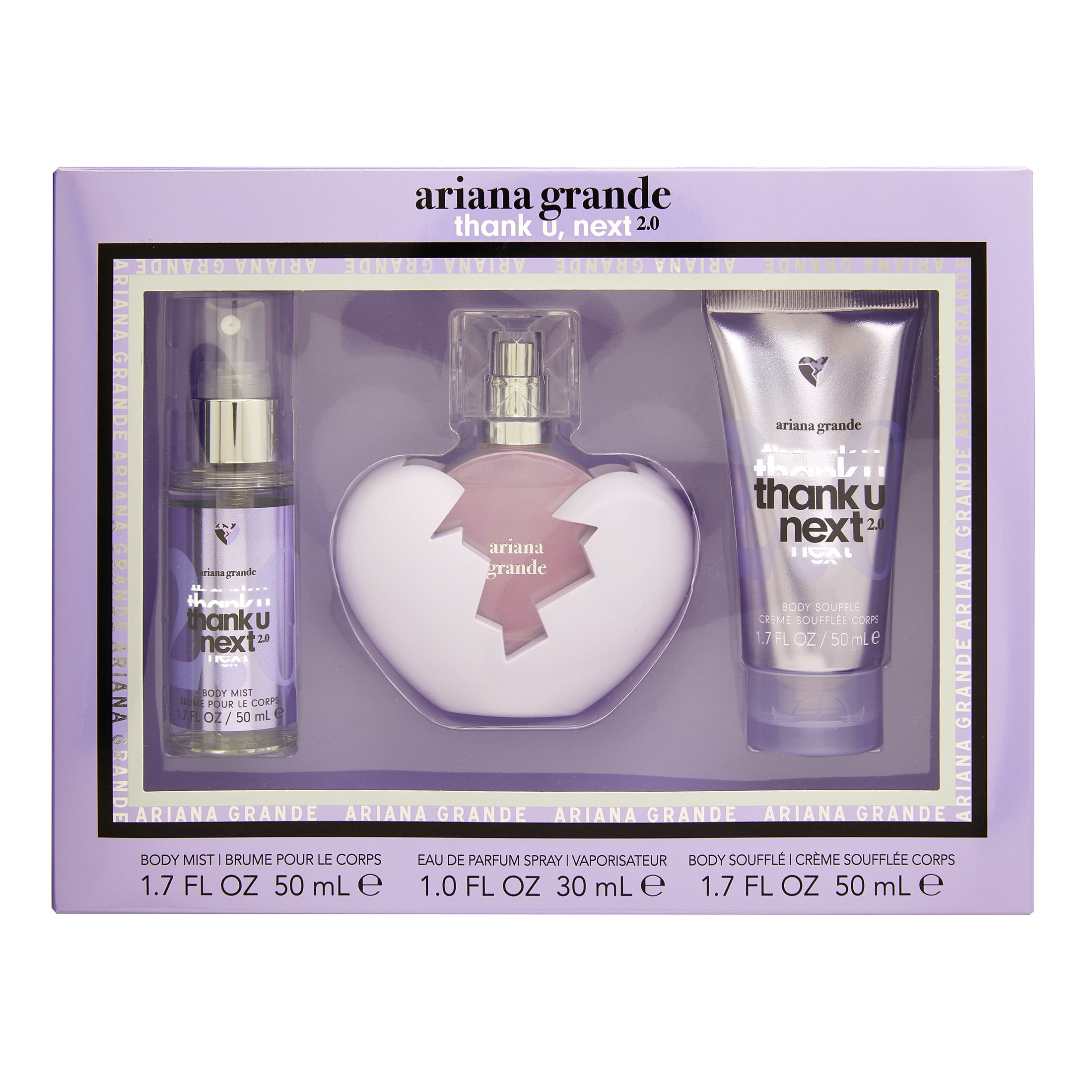 Ariana Grande Thank U Next 2.0 Perfume Gift Set For Women, 3 Pieces