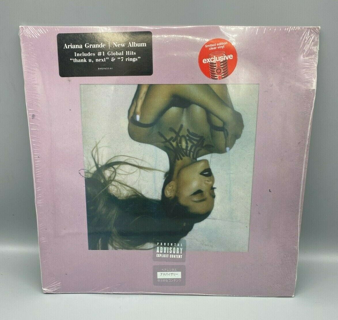 Ariana Grande - Thank U, Next Target Exclusive Clear Vinyl LP Record Explicit