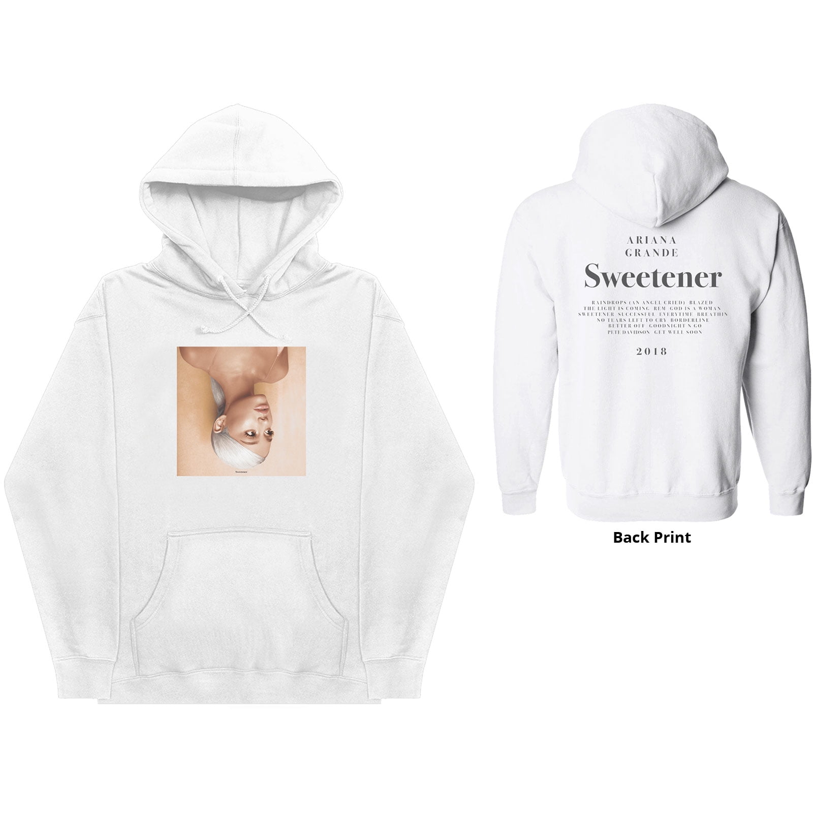 Ariana Grande Unisex Pullover Hoodie Sweatshirt Sweetener (Back