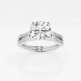 thumbnail image 1 of Ariana Jewel 1.4 Ct Diamond Engagement Ring for Women - Round Cut Lab Created Diamond Ring - 14K White Gold Plated - Elegant Split Shank Ring - Ideal Gift for Weddings, Engagements, 1 of 2