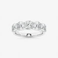 thumbnail image 1 of Ariana Jewel 1.5 Ct VVS1/D Cushion Cut Lab Created Simulated Diamond Ring - 14K White Gold Plated Anniversary Rings - Party Wear Band for Her - Five Stone Prong Set Rings for Sister, 1 of 2