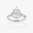 thumbnail image 1 of Ariana Jewel 1.6 Ct Pear Cut Diamond Infinity Promise Ring - Women's Engagement Wedding Ring - Lab-Created Simulated Diamond in 14K White Gold Plated - Perfect Gift for Proposals and Anniversaries, 1 of 2