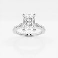thumbnail image 1 of Ariana Jewel 14K White Gold Plated Engagement Ring - 2.1 Ct Radiant Cut Lab Created Diamond in Versailles Design Ring - Ideal Wedding Anniversary Ring for Women, Perfect for Proposals & Special Gifts, 1 of 2