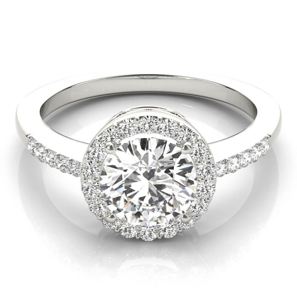 Ariana Jewel 2 Ct Brilliant Round Cut Diamond Ring for Her - Lab ...