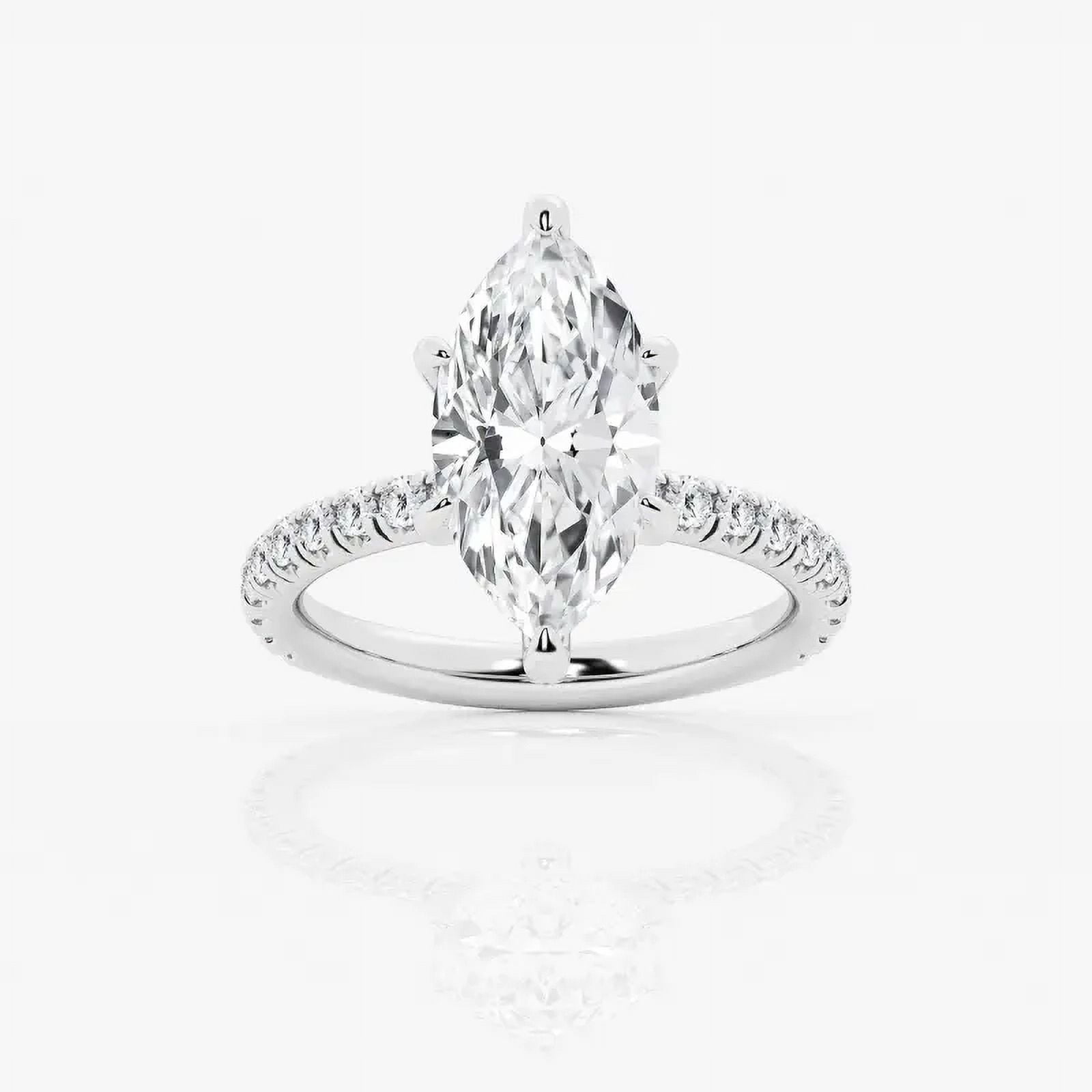 Ariana Jewel 2 Ct Marquise Cut Diamond Ring - Women's Lab Created ...