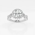 thumbnail image 1 of Ariana Jewel Glamorous 1.6 Ct Round Cut Infinity Twisted Cross Over Shank Engagement Ring - Lab Created Diamond Ring - 14K White Gold Plated - Perfect for Women’s Engagements and Everyday Elegance, 1 of 2