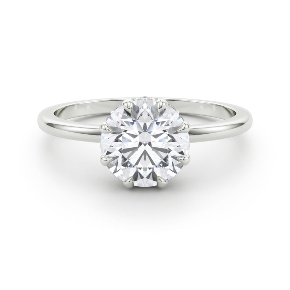 DIAMANTE SINTETICO & ETICO 1 ct 6.5mm MOISSANITE GRA INCISO