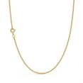 thumbnail image 1 of Ariana Lucci 14K Gold Filled Italian Thin Cable Chain Necklace for Women and Men 1.5mm, Made in Italy, Non Tarnish Classic Rolo Belcher Chain, 22", 1 of 7