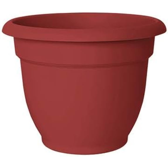 Bloem Ariana Planter - Self-Watering, Bell-Shape - 6-In., Burnt Red Plastic