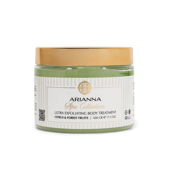 Arianna Skincare Body Scrub, Ultra Exfoliating Treatment, Citrus & Forest Fruits, 17.5 oz