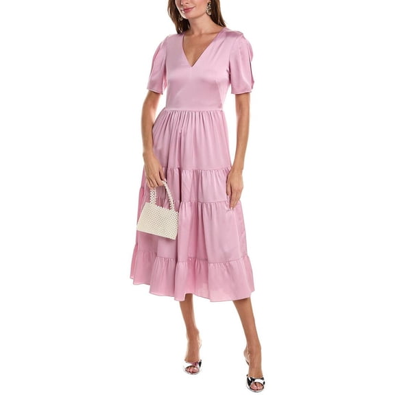 Arias womens  Midi Dress, 2, Pink