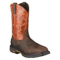thumbnail image 1 of Ariat 10006961 Workhog Wide Square Toe Steel Toe Pull On Work Boots for Men, Dark Earth & Brick - 11.5 Narrow, 1 of 6