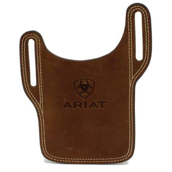 Ariat A0603244 Embossed Logo Western Cell Phone Case, Brown - Medium